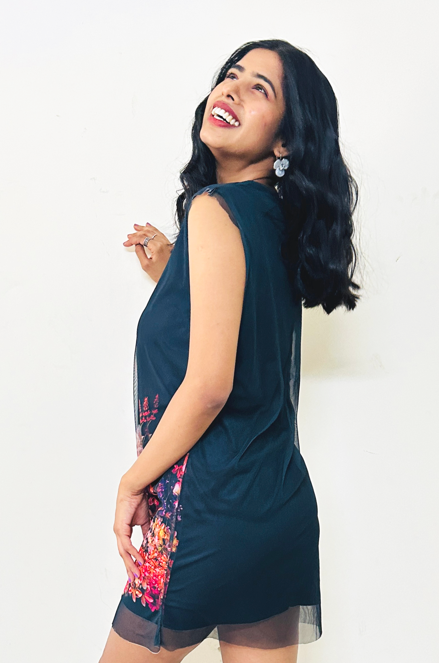 Floral A-line Dress