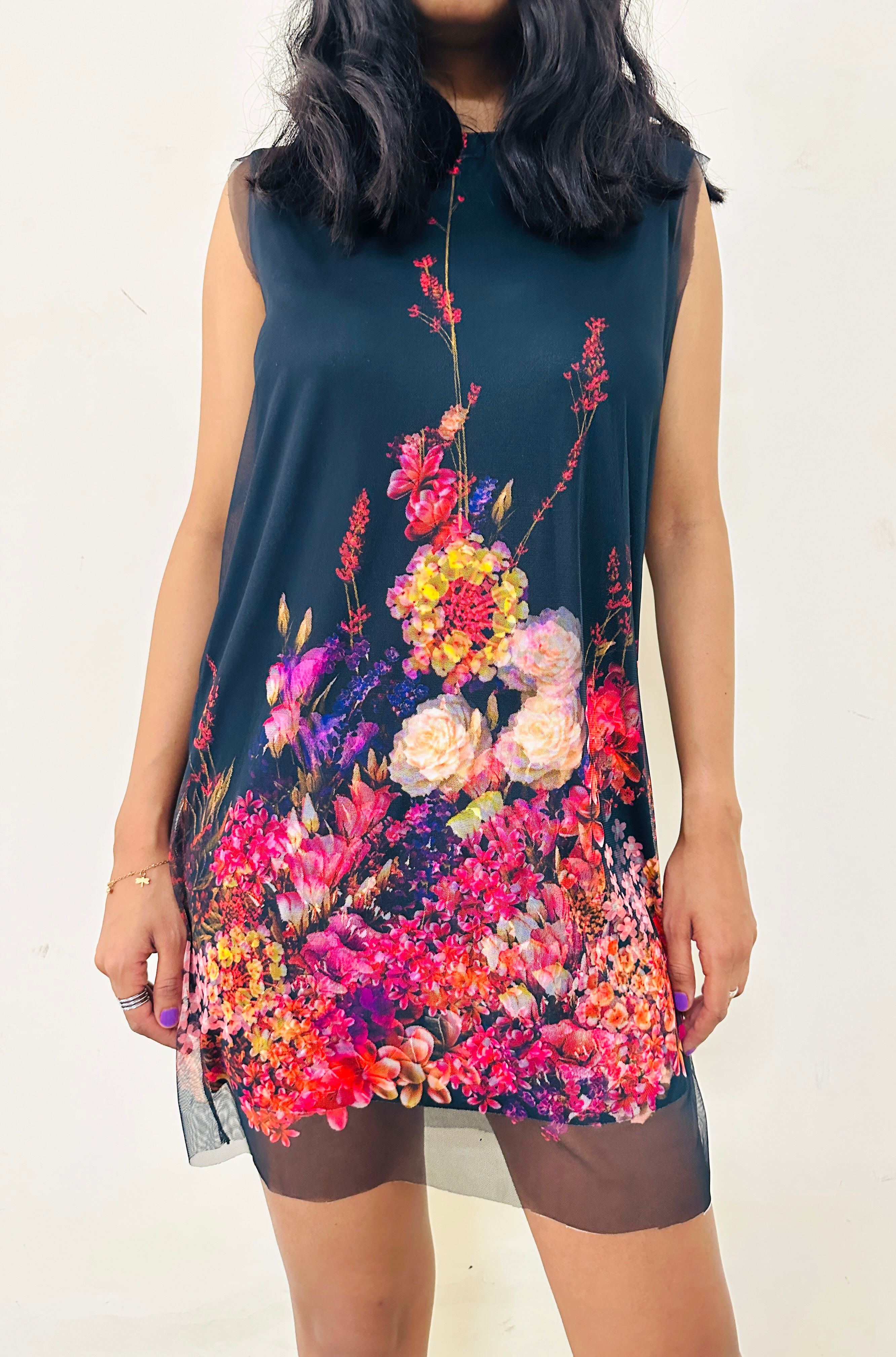 Floral A-line Dress