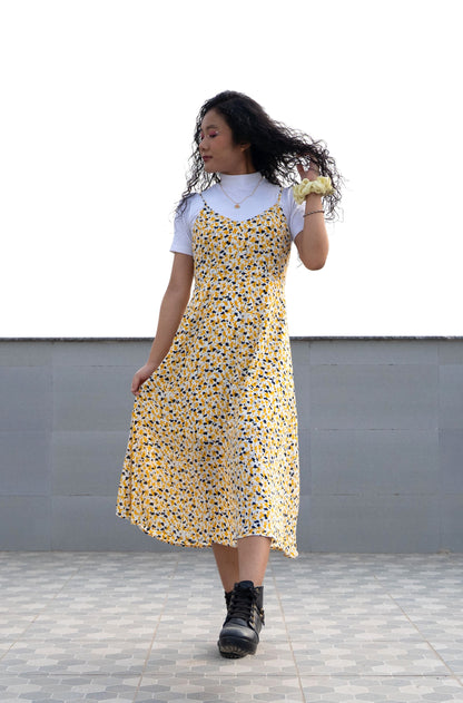 Floral Printed Fit & Flare Dress